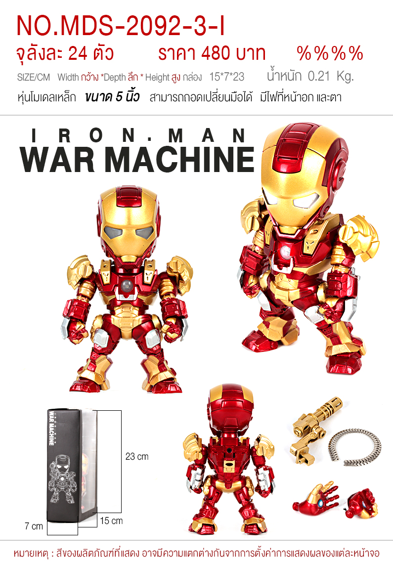 หุ่นต์โมเดลเหล็ก YUZG จุลลังละ 24 ชิ้น