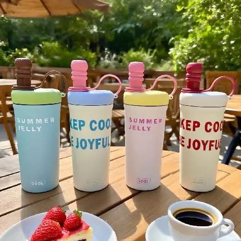 แก้วเก็บอุณหภูมิ 600ml. YUYW จุลังละ 60 ชิ้น