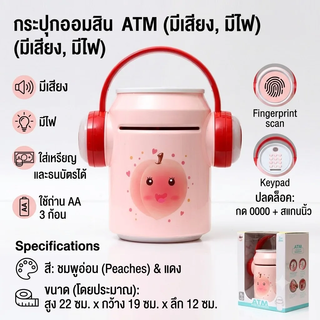 กระปุกออมสิน HY จุลังละ 36 ชิ้น