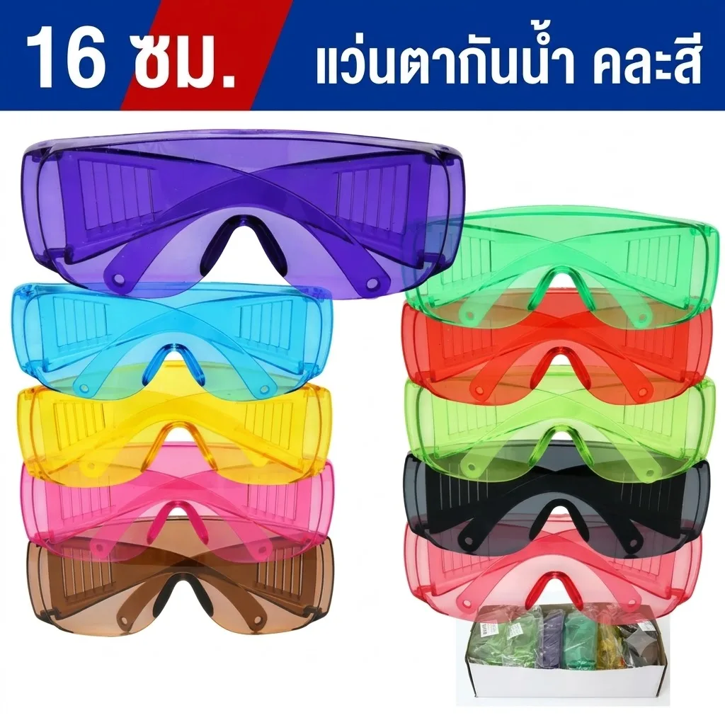 แว่นตากันน้ำ 12ชิ้น/แพ็ค SKE จุลังละ 360 ชิ้น