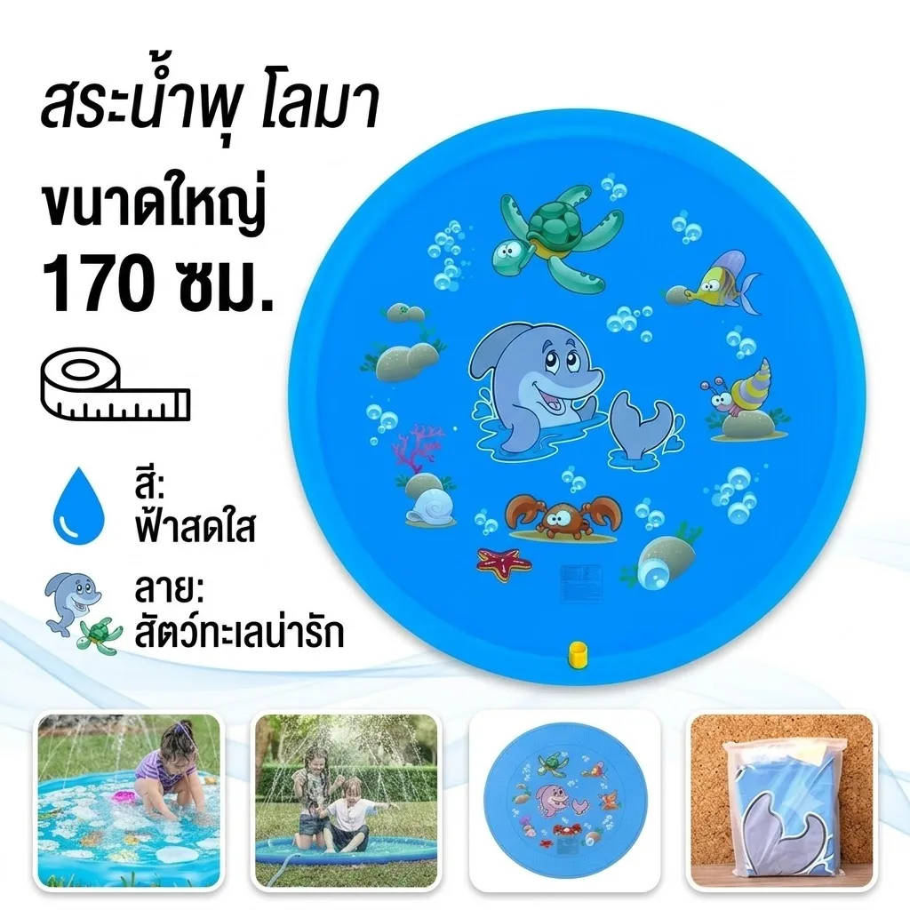 สระน้ำพุโลมา 170cm YUYW จุลังละ 40 ชิ้น